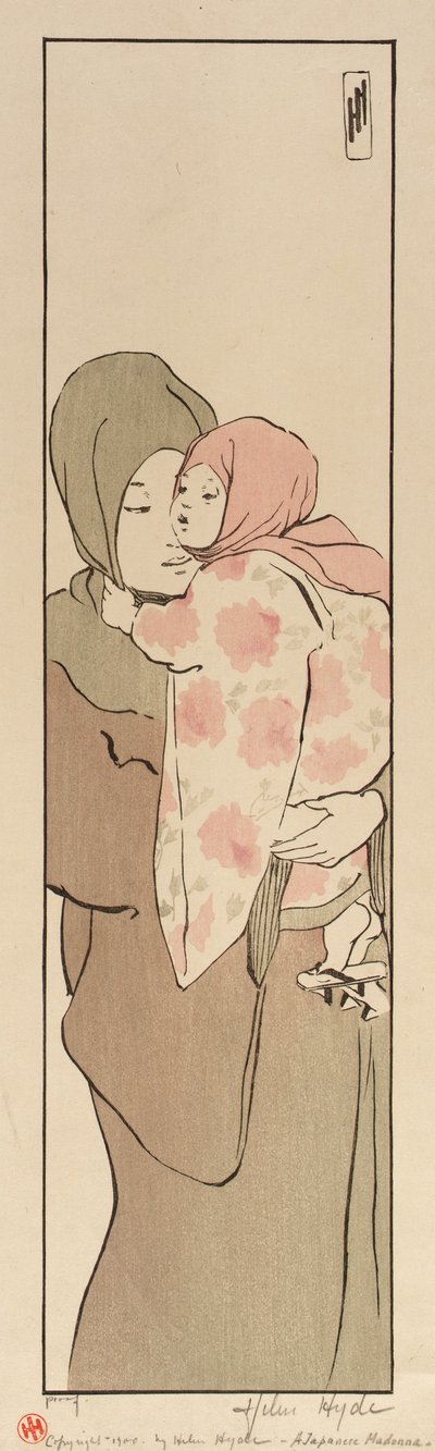 Egy japán Madonna alkotó: Helen Hyde