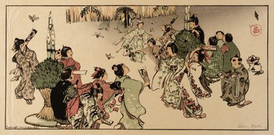 Újév napja Tokióban alkotó: Helen Hyde