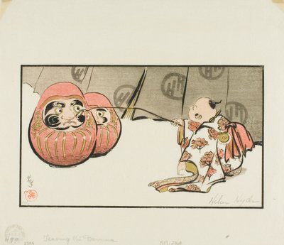 A Daruma ugratása alkotó: Helen Hyde
