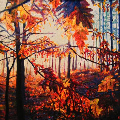 Copper Woods, 2009 (olaj, vászon) alkotó: Helen White
