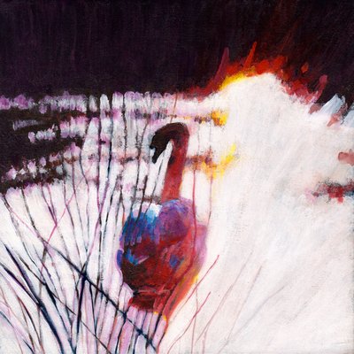 Golden Serenity, 2015 (akril, vászon) alkotó: Helen White