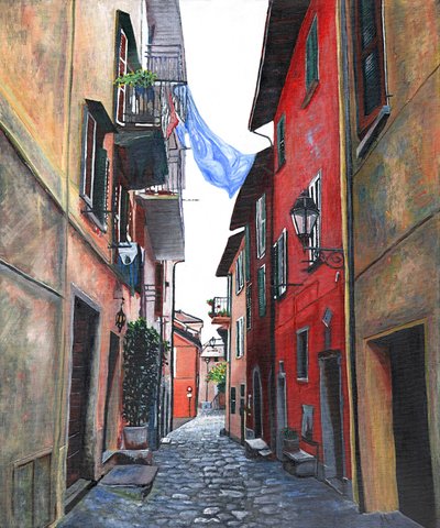 Washing Day, 2012 (olaj, vászon) alkotó: Helen White