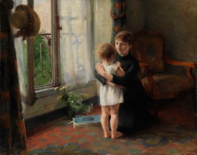 Anya és gyermek alkotó: Helene Schjerfbeck