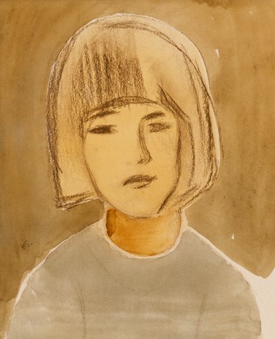 Egy lány portréja alkotó: Helene Schjerfbeck