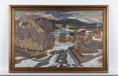 Ångerman folyó alkotó: Helmer Osslund