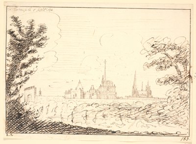 Prospekt af Notre-Dame-de-la-Mercicorde, Bordeaux alkotó: Hem