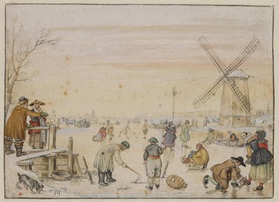 Jégmulatság alkotó: Hendrick Avercamp