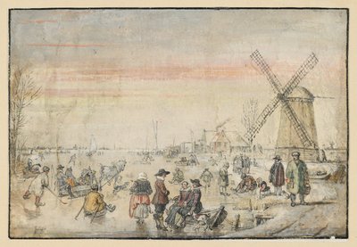 Élet a jégen alkotó: Hendrick Avercamp