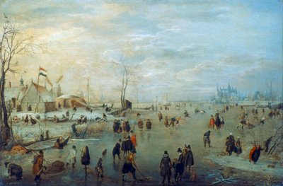 Téli táj, 1630-1634 alkotó: Hendrick Avercamp