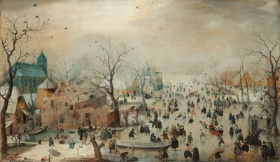 Téli táj korcsolyázókkal Téli táj korcsolyázókkal alkotó: Hendrick Avercamp
