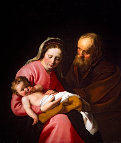 A Szent Család alkotó: Hendrick Bloemaert