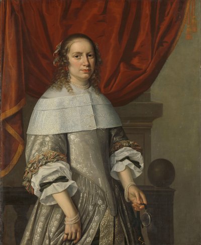 Egy nő portréja alkotó: Hendrick Cornelisz van Vliet (attributed to)