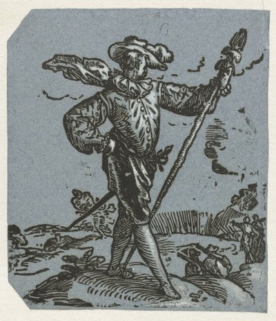 gyalogsági kapitány alkotó: Hendrick Goltzius (circle of)