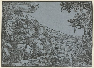 Árkádiai táj alkotó: Hendrick Goltzius (rejected attribution)