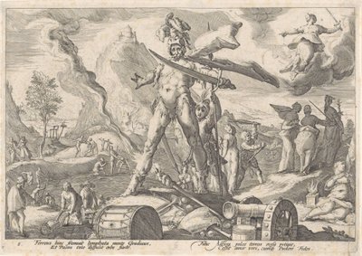 A vaskorszak Ovidius metamorfózisai (sorozat címe) alkotó: Hendrick Goltzius (workshop of)