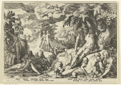 Aranykor Ovidius metamorfózisai (sorozat címe) alkotó: Hendrick Goltzius (workshop of)