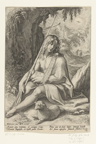Keresztelő János alkotó: Hendrick Goltzius (workshop of)