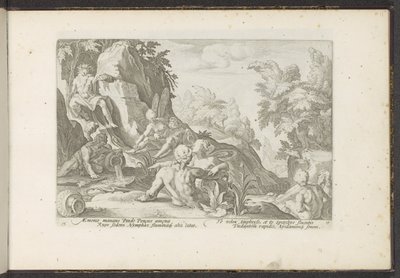 Peneust más folyóistenek látogatták meg Ovidius metamorfózisai (sorozat címe) P. Ovidius Naso újraalkotásai (sorozat címe) alkotó: Hendrick Goltzius (workshop of)