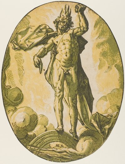 Aether, hatodik lemez a Demogorgontól és az istenségektől alkotó: Hendrick Goltzius