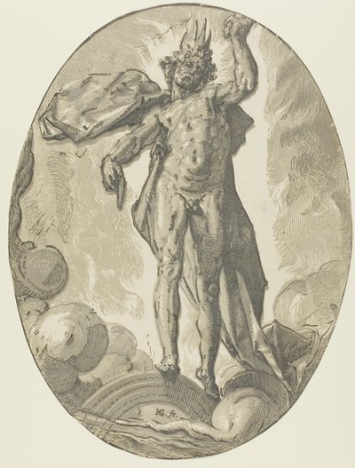 Aether, hatodik lemez a Demogorgontól és az istenségektől alkotó: Hendrick Goltzius