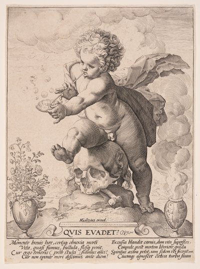 A mulandóság allegóriája (Quis Evadet) alkotó: Hendrick Goltzius