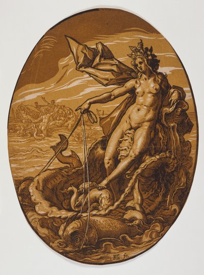 Amphitrité alkotó: Hendrick Goltzius