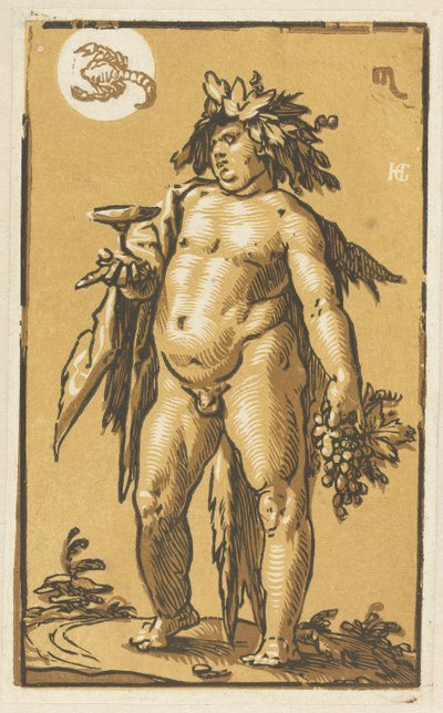 Bacchus alkotó: Hendrick Goltzius