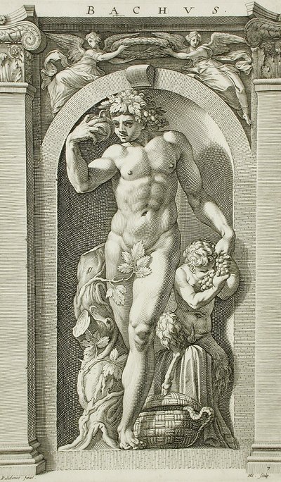 Bacchus alkotó: Hendrick Goltzius