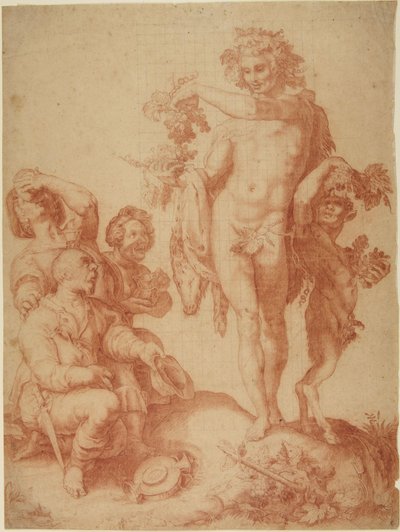 Bacchus alkotó: Hendrick Goltzius