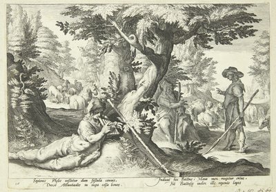 Battus kővé válik alkotó: Hendrick Goltzius