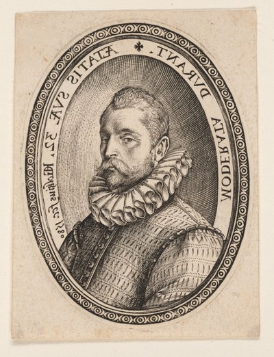 Balra néző férfi mellszobra alkotó: Hendrick Goltzius