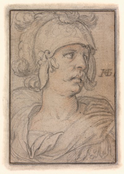 Egy harcos mellszobra alkotó: Hendrick Goltzius