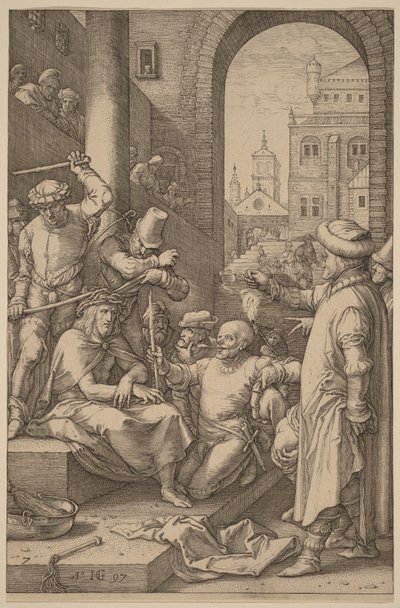 Töviskoronás Krisztus alkotó: Hendrick Goltzius