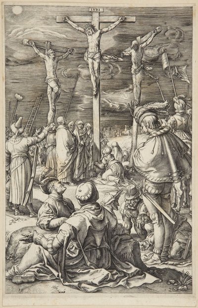 Krisztus a kereszten alkotó: Hendrick Goltzius
