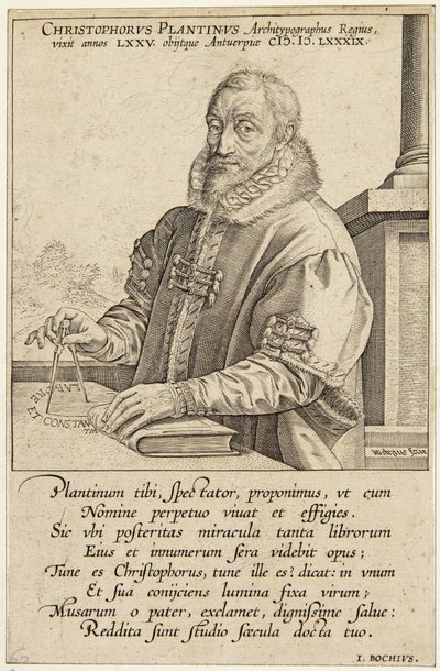 Christopher Plantin alkotó: Hendrick Goltzius
