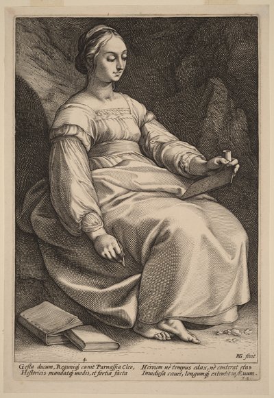Kleió alkotó: Hendrick Goltzius