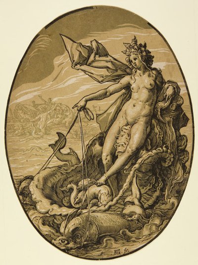 Demogorgon és az istenségek alkotó: Hendrick Goltzius