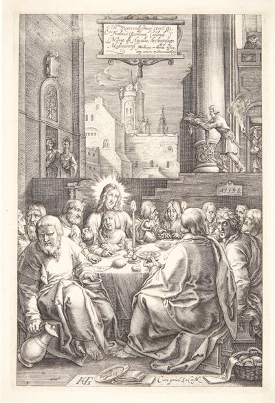 Az utolsó vacsora alkotó: Hendrick Goltzius