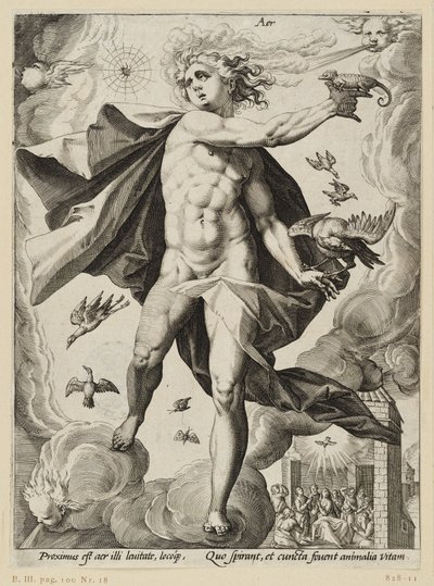 A négy elem: Levegő alkotó: Hendrick Goltzius