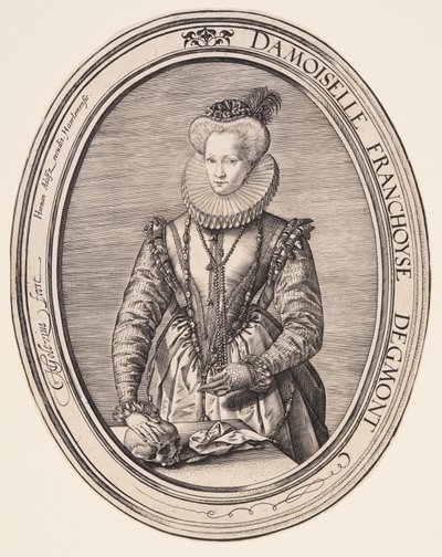 Françoise van Egmond alkotó: Hendrick Goltzius