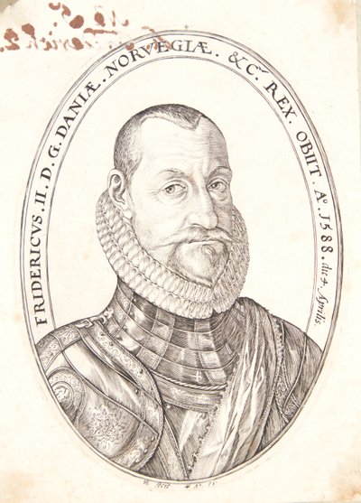 II. Frigyes, Dánia és Norvégia királya alkotó: Hendrick Goltzius