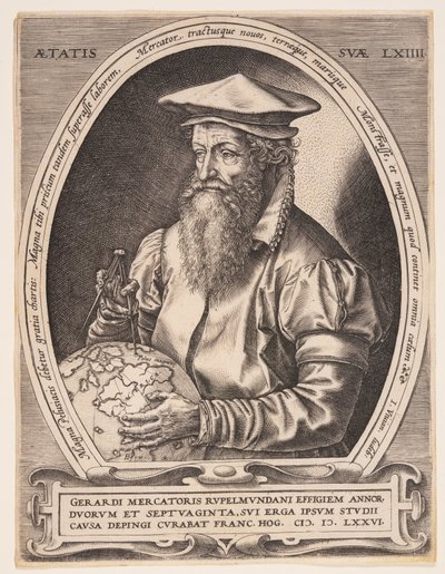 Gerardus Mercator alkotó: Hendrick Goltzius