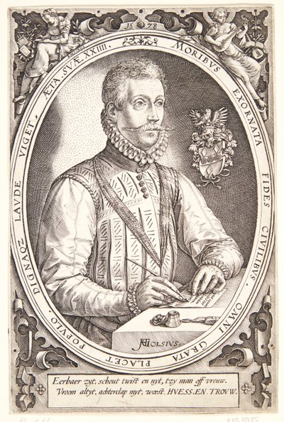 Gerrit Dircksz vagy Claes Steffensz. van Heussen alkotó: Hendrick Goltzius