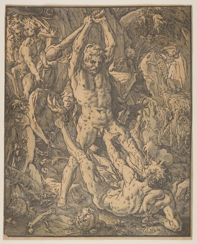 Herkules és Kakusz alkotó: Hendrick Goltzius