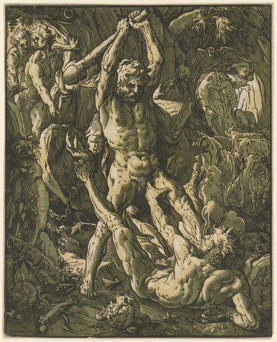 Herkules és Cacus alkotó: Hendrick Goltzius
