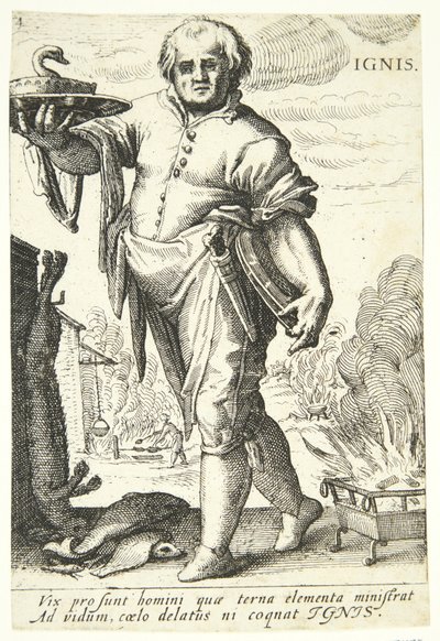 Ild (Tűz) alkotó: Hendrick Goltzius