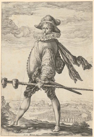 gyalogsági százados alkotó: Hendrick Goltzius