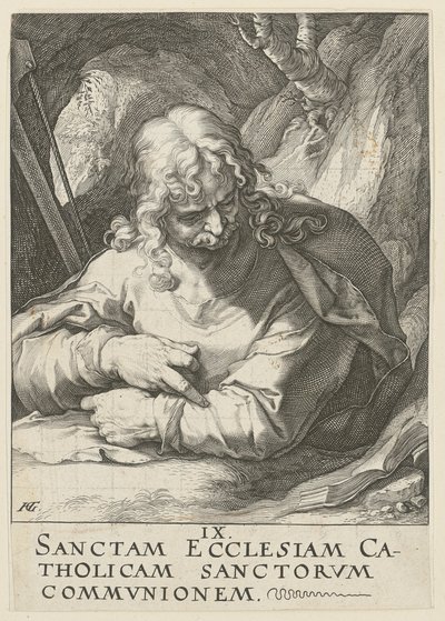 Ifjabb Jakab, a „Krisztus, a tizenkét apostol és Pál” sorozat 10. lapja alkotó: Hendrick Goltzius