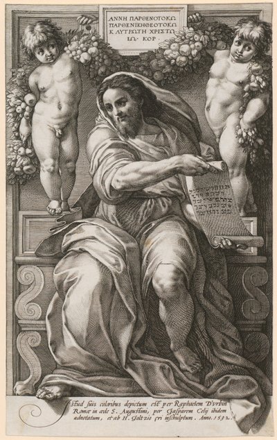 Ézsaiás alkotó: Hendrick Goltzius