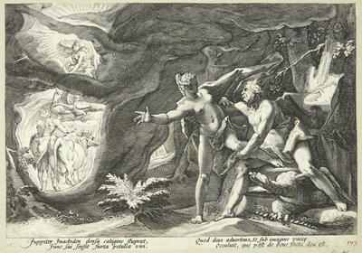 Jupiter és Io alkotó: Hendrick Goltzius
